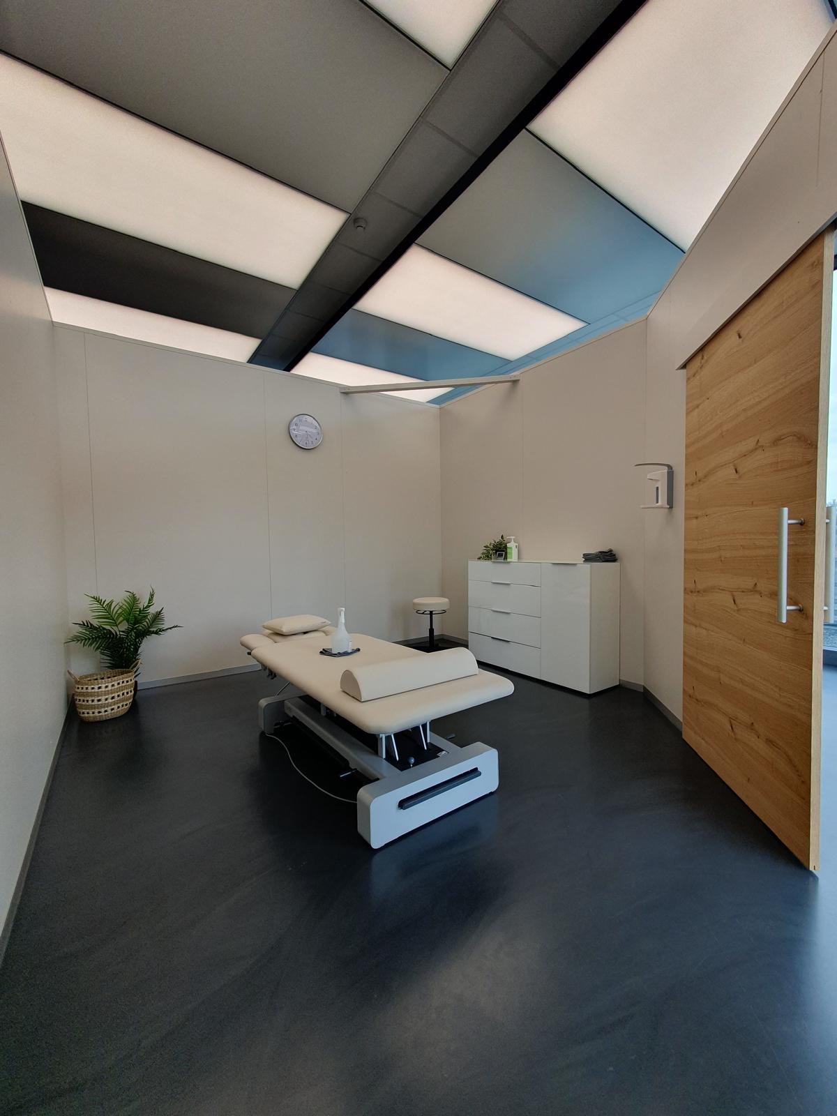 Behandlungsraum der Physiotherapie in Heilsbronn