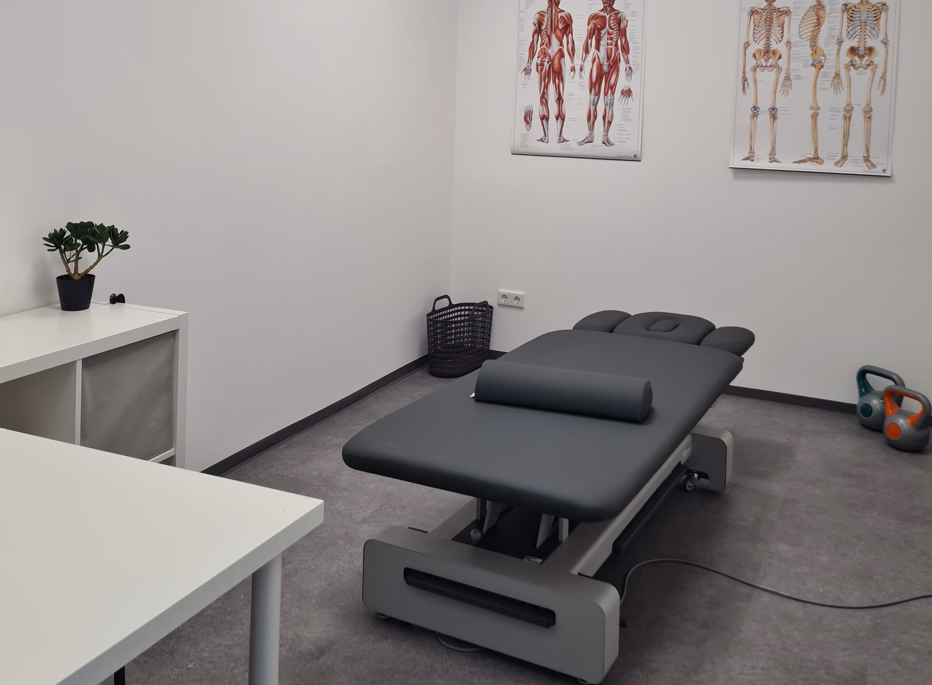 Behandlungsraum der Physiotherapie in Neuendettelsau